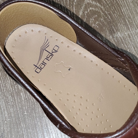 Dansko Classic Brown leather clogs size 37 - Picture 8 of 9